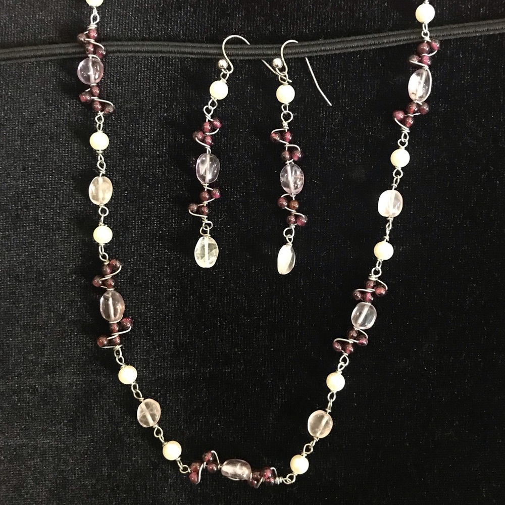Necklace and Earrings set by Personal Accents.